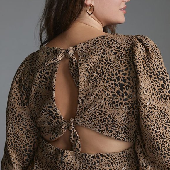 Anthropologie Maeve Knit Cut-Out Mini Dress - Picture 3 of 6